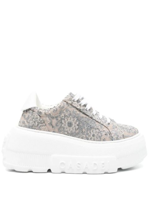 Casadei platform sneakers - Neutrals