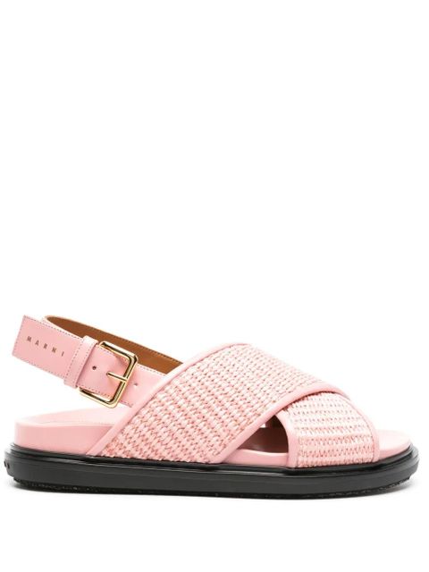 Marni Fussbett slingback sandals - Pink - zdjęcie produktu nr 1
