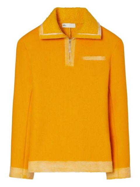 Tory Burch half-zip polo shirt - Orange - zdjęcie produktu nr 1