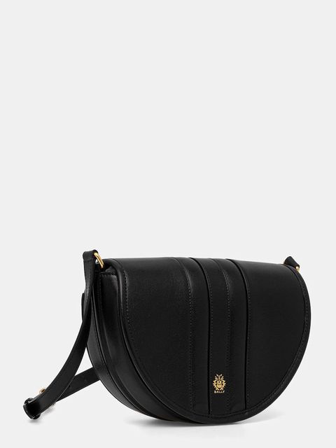 Bally torebka skórzana kolor czarny WAM04A