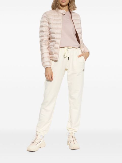 Moncler logo-embroidered T-shirt - Pink