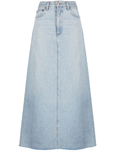 AGOLDE maxi denim skirt - Blue - zdjęcie produktu nr 1