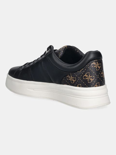 Guess sneakersy WELLI damskie kolor czarny FLFWLL PEL12