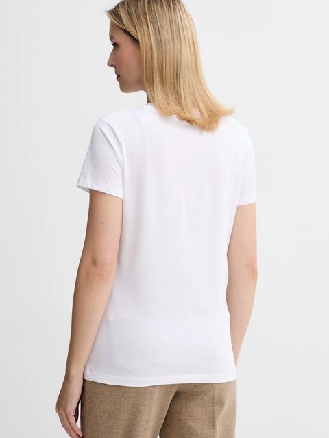 BOSS Orange t-shirt bawełniany damski kolor biały 50549184 - zdjęcie produktu nr 2