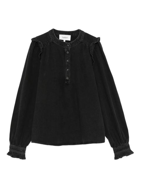 Ba&Sh Mio ruffled blouse - Black - zdjęcie produktu nr 1