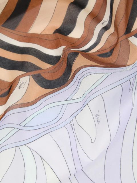 PUCCI graphic-print sarong - Blue - zdjęcie produktu nr 2