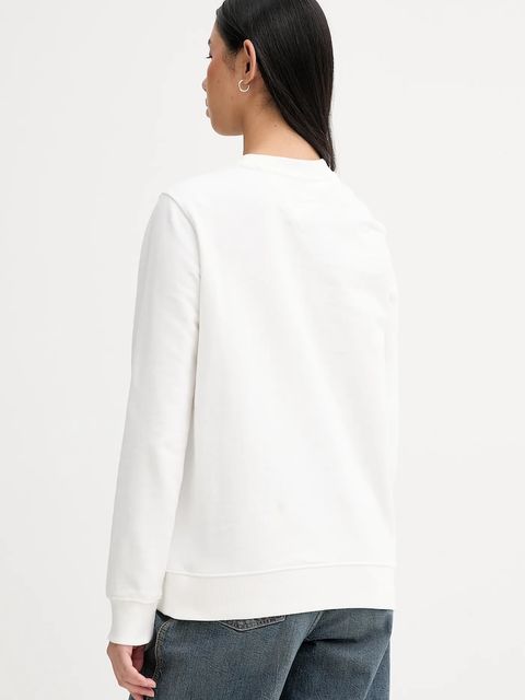 Tommy Jeans bluza bawełniana damska kolor biały z nadrukiem DW0DW21922