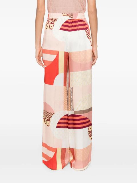 FENDI printed trousers - Pink