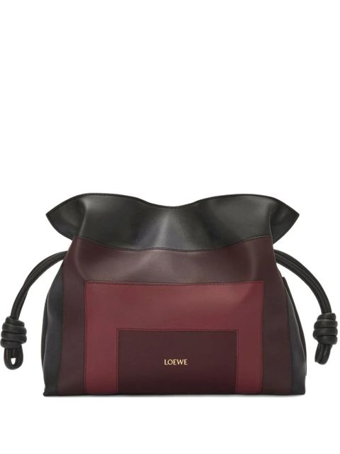 LOEWE medium Flamenco bucket bag - Black - zdjęcie produktu nr 1
