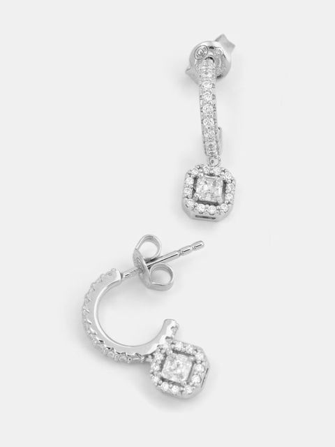 Michael Kors kolczyki damskie ze srebra z cyrkonią - zdjęcie produktu nr 1