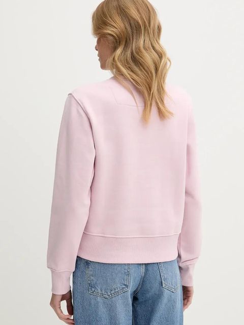 Guess bluza damska kolor fioletowy z nadrukiem W2YQ16 KBA11