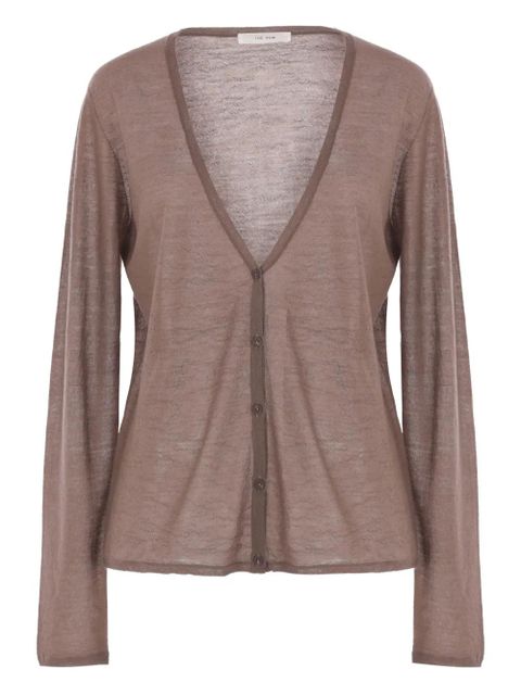 The Row Kasem cashmere cardigan - Brown - zdjęcie produktu nr 1