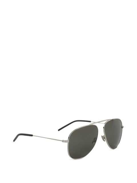 Saint Laurent Eyewear pilot-frame sunglasses - Silver - zdjęcie produktu nr 2