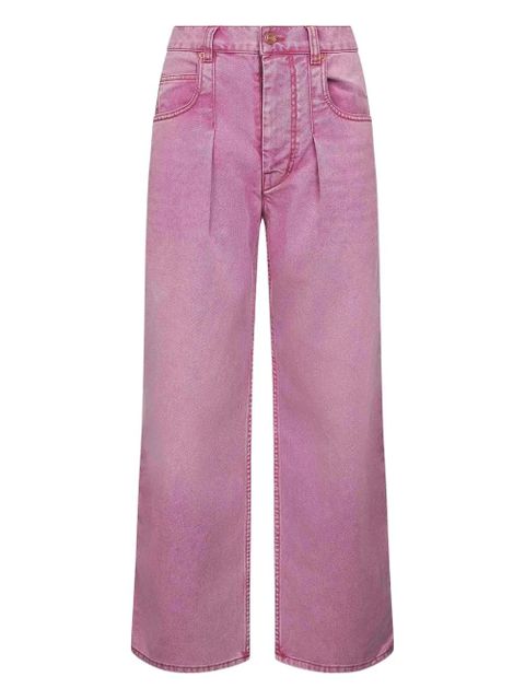 ISABEL MARANT pleat-front jeans - Pink - zdjęcie produktu nr 1