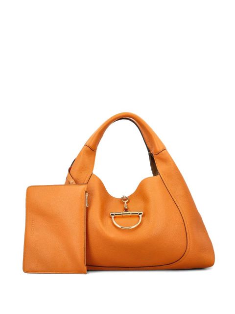 Gucci Softbit leather shoulder bag - Orange - zdjęcie produktu nr 1