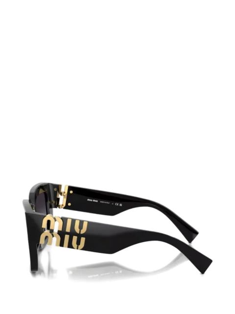 Miu Miu Eyewear square-frame sunglasses - Black - zdjęcie produktu nr 2