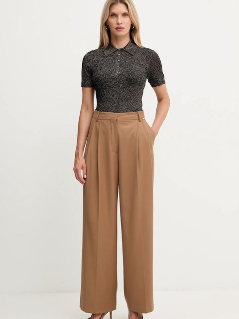 Karl Lagerfeld bluzka damska kolor czarny A4W18053