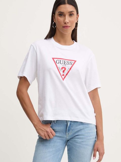 Guess Jeans t-shirt bawełniany - zdjęcie produktu nr 2