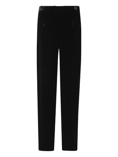 Alexander McQueen velvet trousers - Black - zdjęcie produktu nr 2