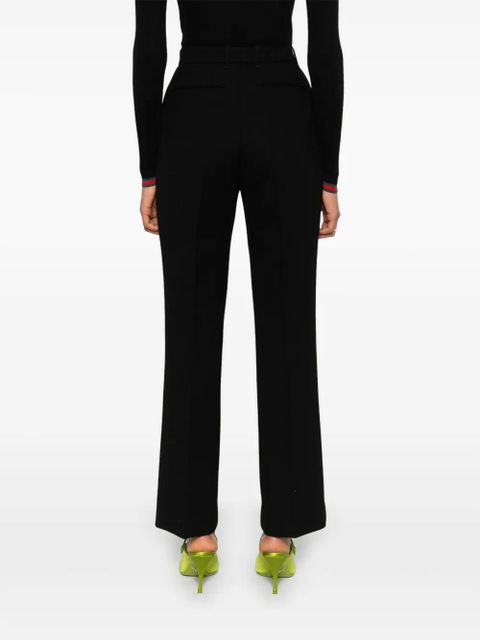 Gucci crepe wool trousers - Black