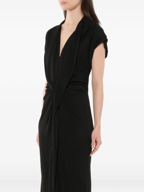 Givenchy draped evening gown - Black