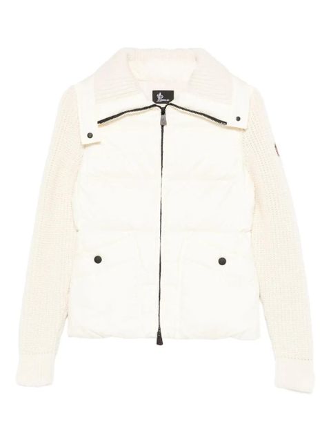 Moncler Grenoble zip-up puffer jacket - White - zdjęcie produktu nr 1