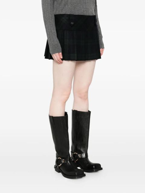 Miu Miu pleated mini skirt - F0D3Z