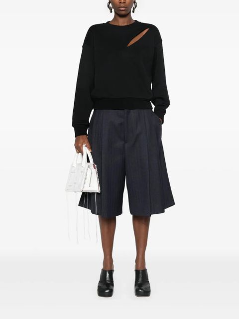 Alexander McQueen logo-embroidered sweatshirt - Black - zdjęcie produktu nr 2