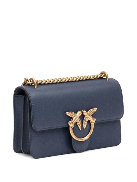PINKO Love Birds chain shoulder bag - Blue