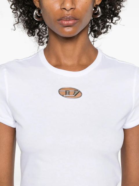 Diesel T-Uncutie-Long-Od T-shirt - White