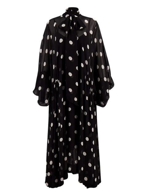 ZIMMERMANN Crush polka-dot dress - Black - zdjęcie produktu nr 1