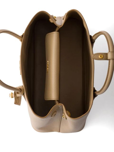 Prada medium Double tote bag - Neutrals