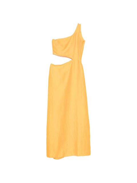 Maje one-shoulder midi dress - Orange - zdjęcie produktu nr 1