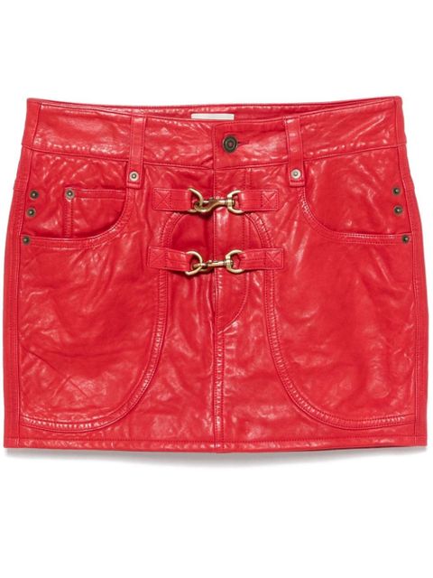 ISABEL MARANT Paulina mini skirt - Red - zdjęcie produktu nr 1