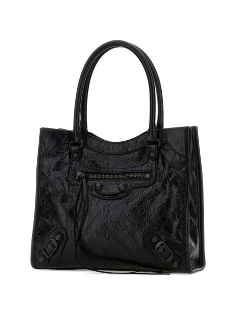 Balenciaga mini Le City leather tote bag - Black