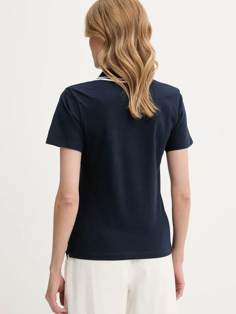 Guess polo AMARYLLIS damski kolor granatowy V5GP06 KCOK1
