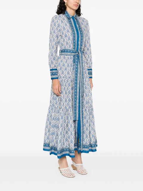 MC2 Saint Barth cotton maxi dress - Blue