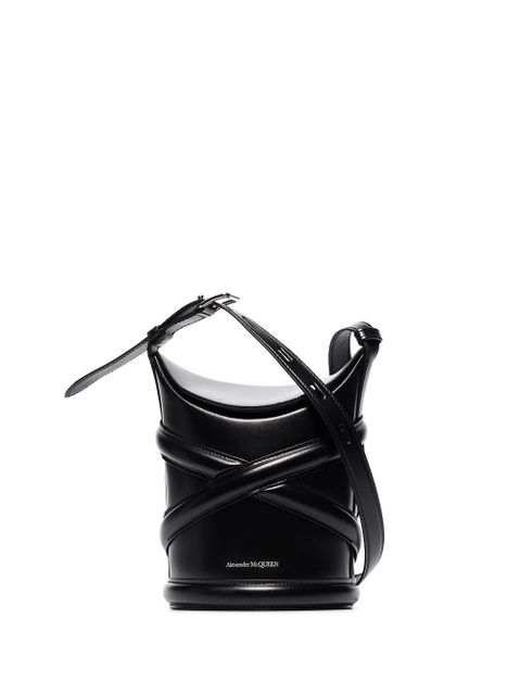 Alexander McQueen The Curve bucket bag - Black