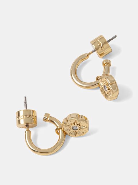 Coach kolczyki damskie metalowe - zdjęcie produktu nr 1