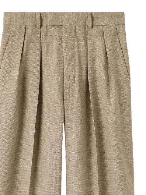 Loro Piana pleated wool trousers - Neutrals - zdjęcie produktu nr 2