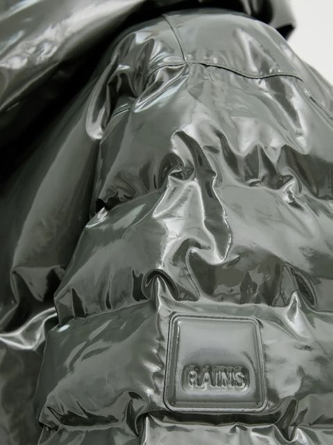 Rains kurtka 17230 Alta Vision Short Puffer Jacket kolor zielony zimowa 17230