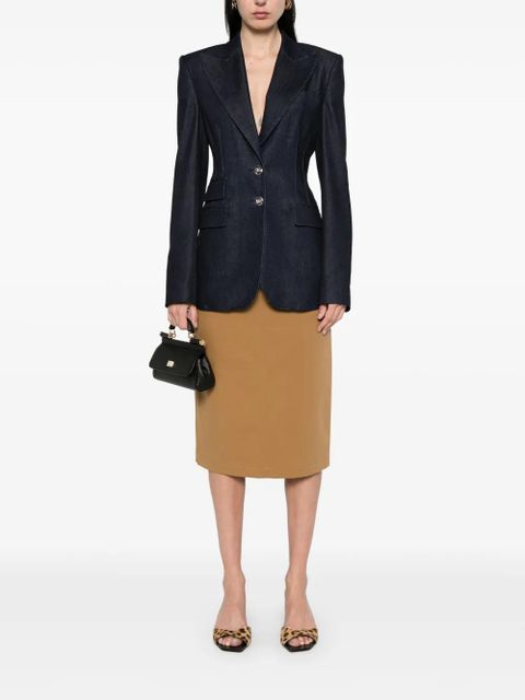 Dolce & Gabbana denim blazer - Blue