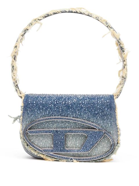 Diesel 1DR denim shoulder bag - Blue - zdjęcie produktu nr 1