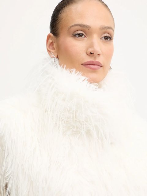 Pinko bezrękawnik kolor biały przejściowy 106044 A2ZO