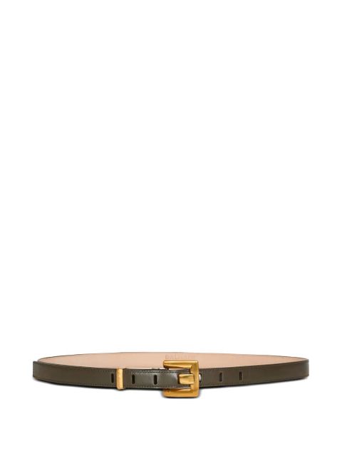 Balmain leather belt - Green - zdjęcie produktu nr 1