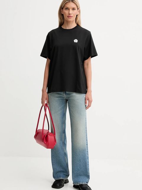 Kenzo t-shirt bawełniany damski kolor czarny FF52TS5524SO - zdjęcie produktu nr 2