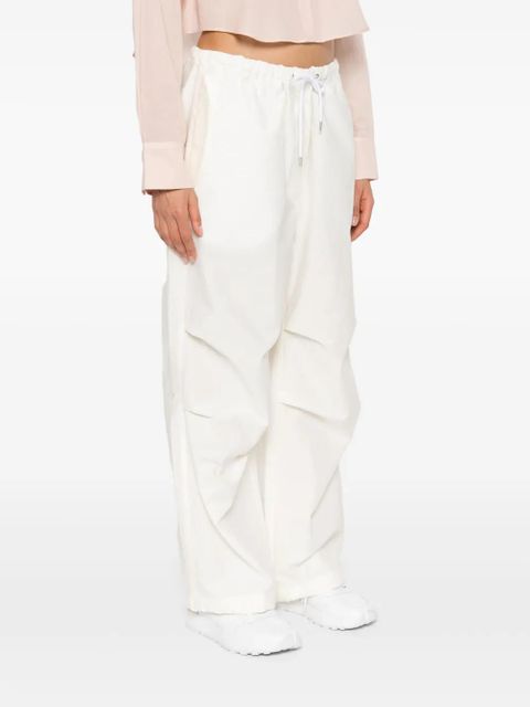 Acne Studios drawstring wide-leg trousers - White