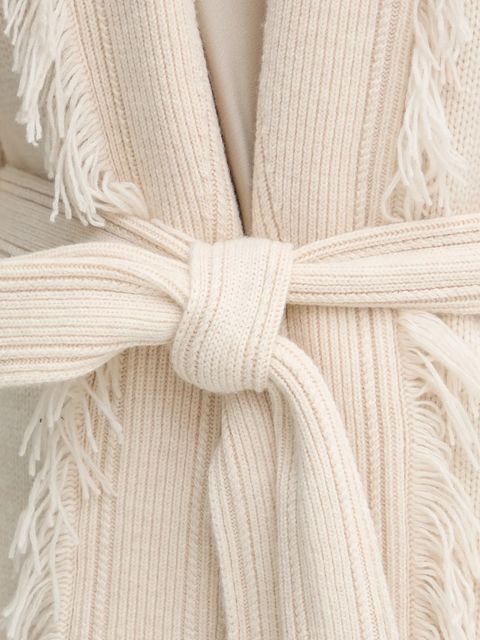 ZADIG&VOLTAIRE kardigan wełniany damski kolor beżowy ciepły KWCO01526