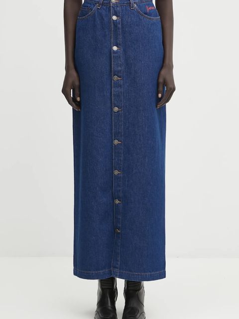 Fiorucci spódnica jeansowa Open Front Embroidered Maxi Denim - zdjęcie produktu nr 1