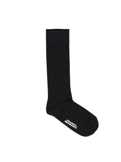 ISABEL MARANT Castel socks - Black - zdjęcie produktu nr 2